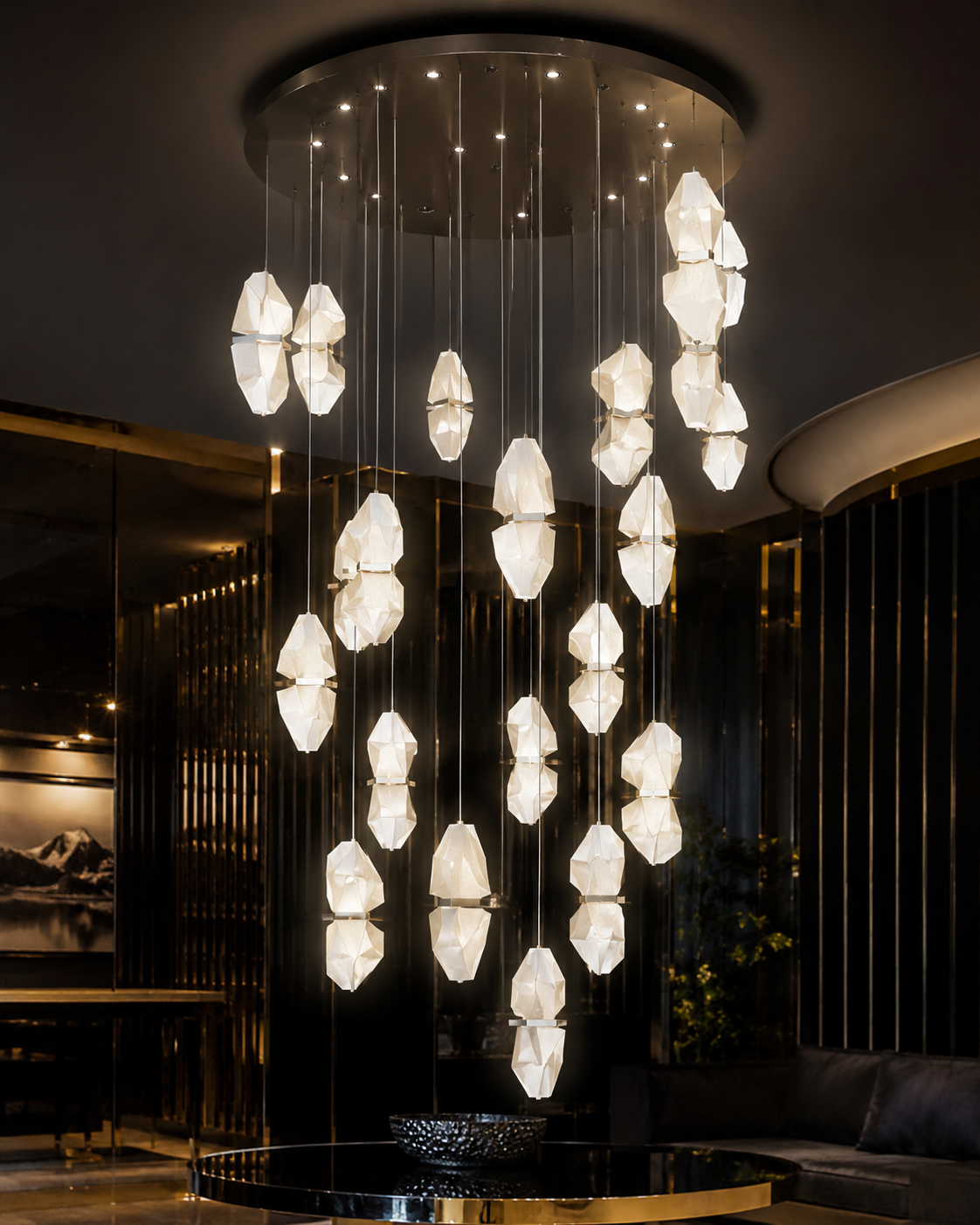 Twilight Spiral Hanging Chandelier - Image 5
