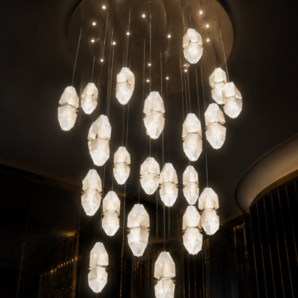 Twilight Spiral Hanging Chandelier